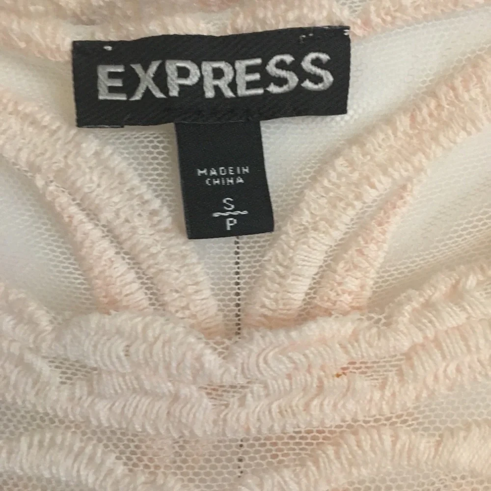 Express Lace Detail Sheer tank size S - Picture 2 of 3
